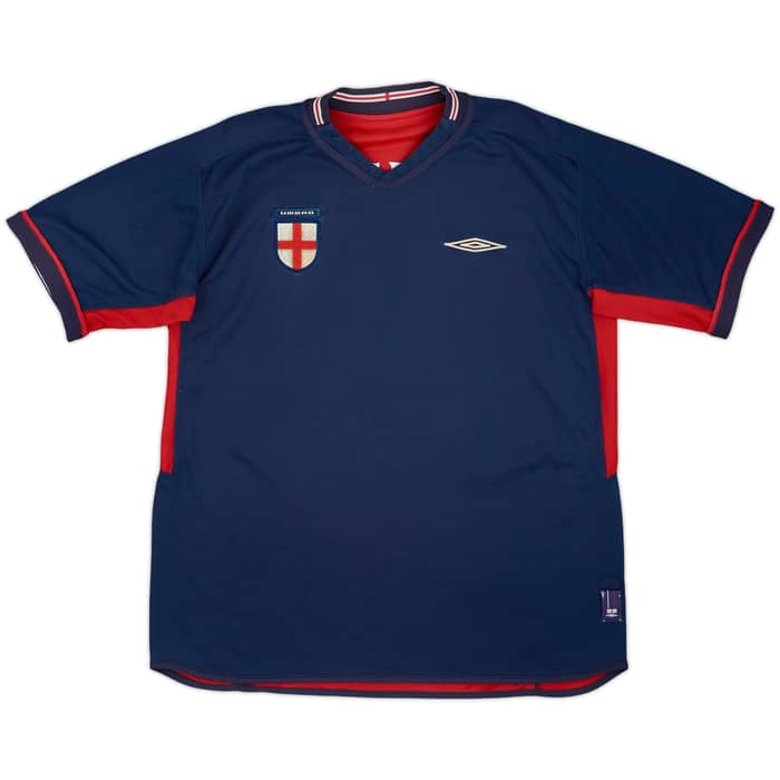 2002-04 England Away Shirt Heskey #11 - 8/10 - (L)