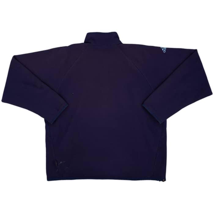 2002-03 Olympique Marseille adidas 1/4 Zip Reversible Jacket - 7/10 - (L)