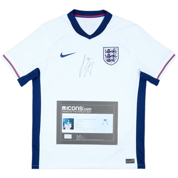 2024-25 England Signed Home Shirt (Grealish)