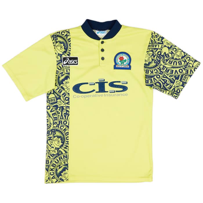 1996-97 Blackburn Away Shirt Hendry #5 - 9/10 - (S)