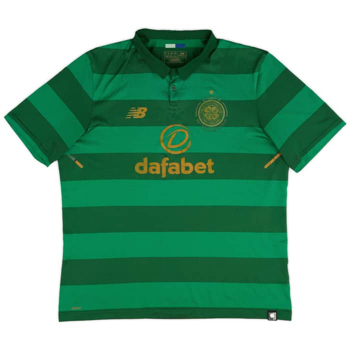 2017-18 Celtic 'Lisbon Lions 50th Anniversary' Away Shirt - 8/10 - (XL)