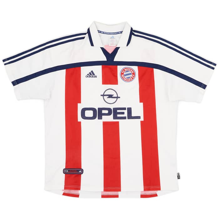 2000-01 Bayern Munich Away Shirt Elber #9 - 7/10 - (XL)