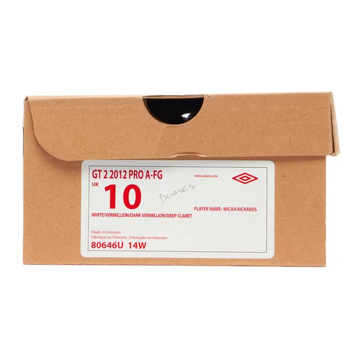 2012 Umbro Player Issue GT 2 Pro (Micah Richards) Football Boots *In Box* FG 10