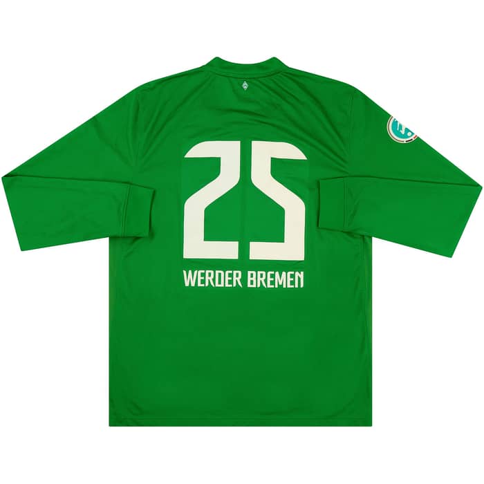2011-12 Werder Bremen Women Match Issue Home L/S Shirt #25