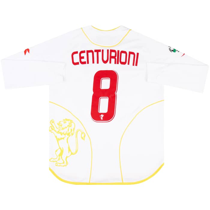 2007-08 Ravenna Match Issue Away L/S Shirt Centurioni #8