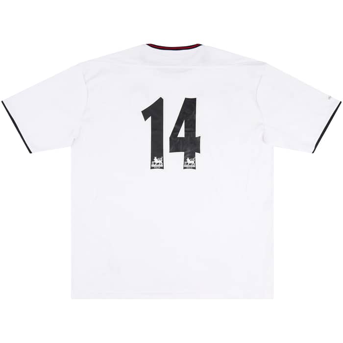 2003-04 Liverpool Match Issue Away Shirt #14
