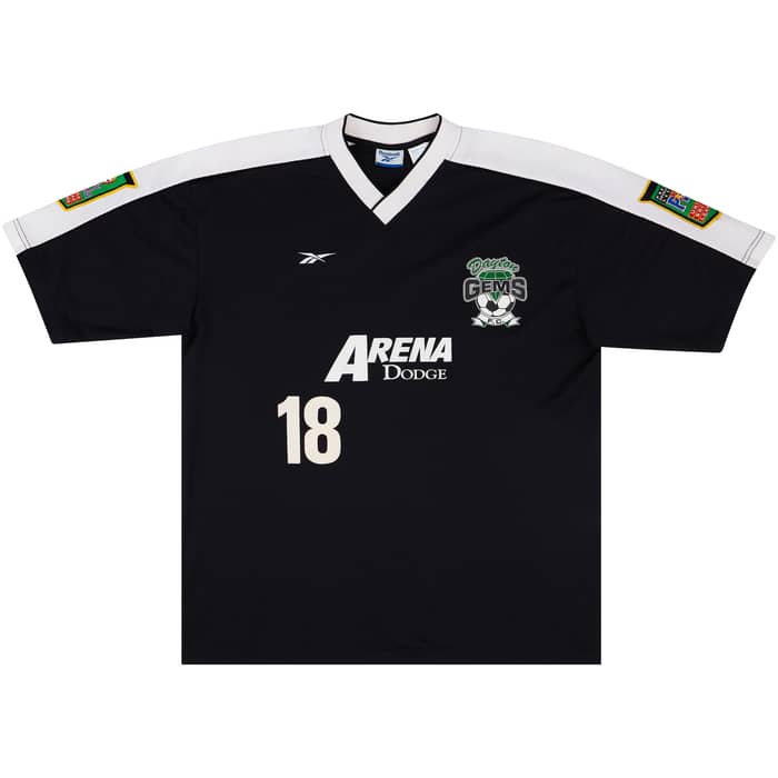 2000 Dayton Gems Match Issue Home Shirt #18
