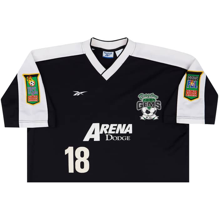 2000 Dayton Gems Match Issue Home Shirt #18