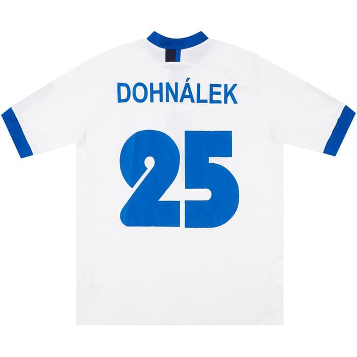 2006-07 Slovan Liberec Match Issue European Home Shirt Dohnálek #25