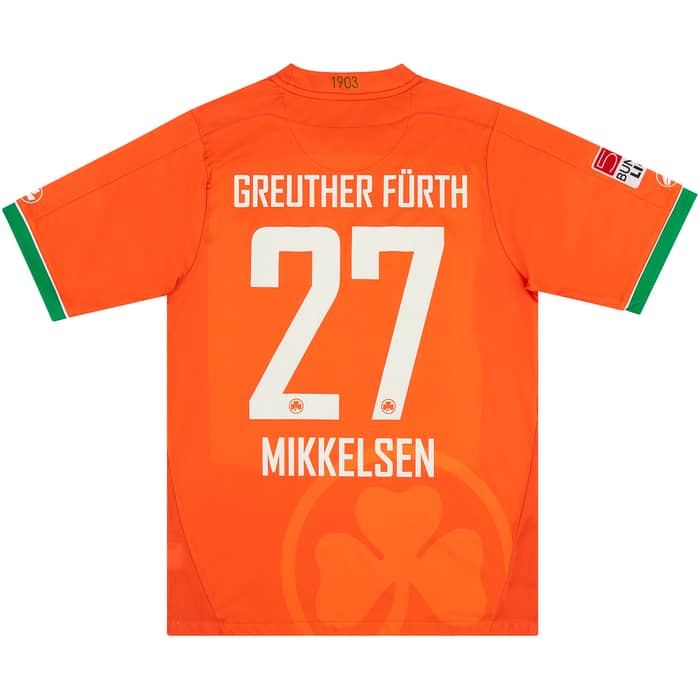 2012-13 Greuther Furth Match Issue Away Shirt Mikkelsen #27