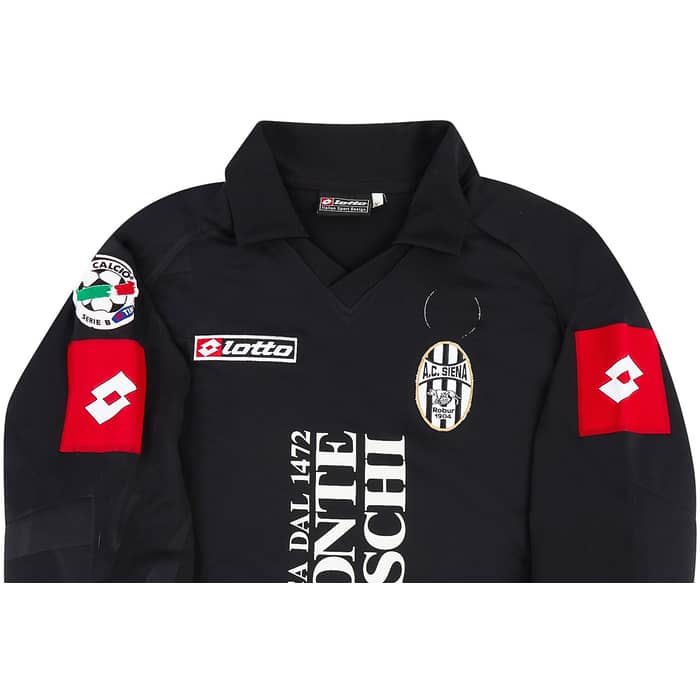 2004-05 Siena Match Issue GK Shirt Fortin #14