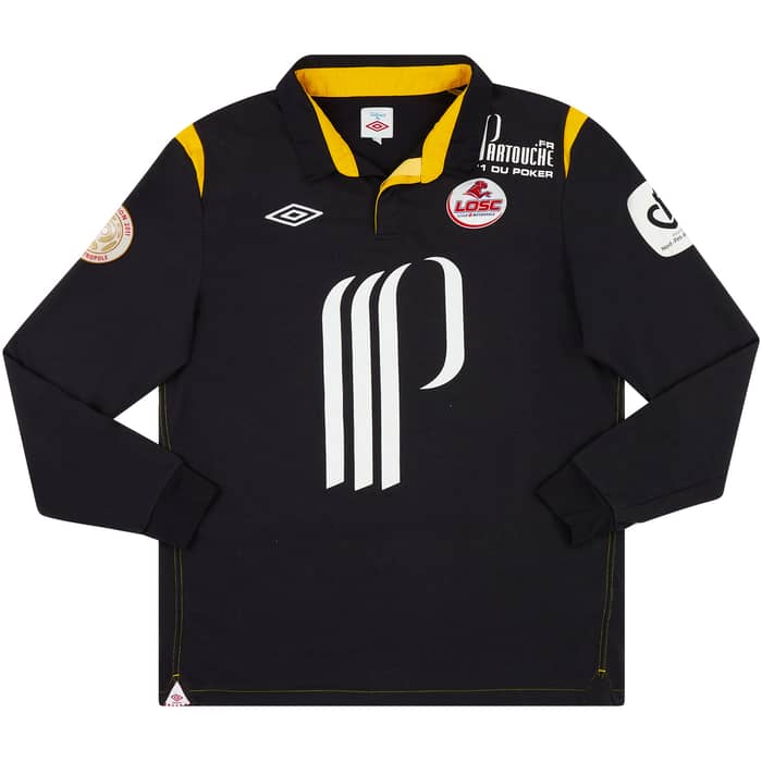 2011-12 Lille Match Issue GK Shirt Landreau #1