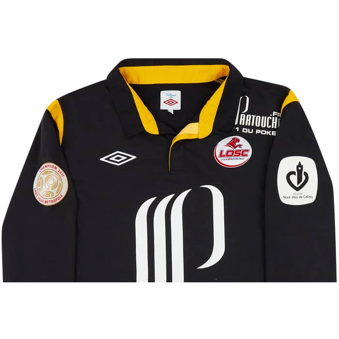2011-12 Lille Match Issue GK Shirt Landreau #1