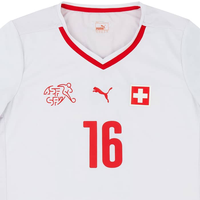 2014-15 Switzerland Womens Match Issue Away Shirt #16