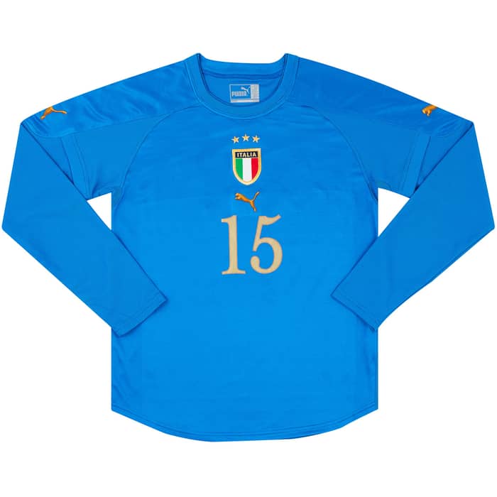 2004-05 Italy Women Match Issue Home L/S Shirt #15