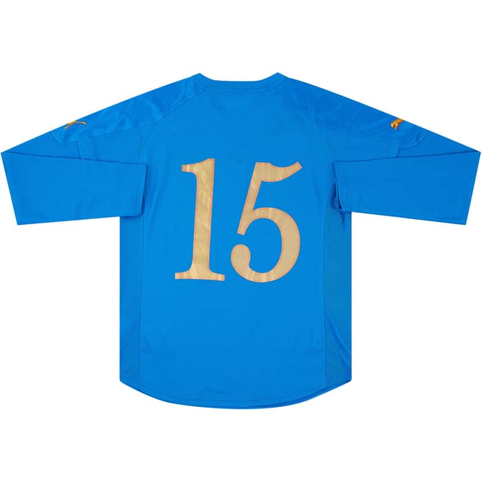 2004-05 Italy Women Match Issue Home L/S Shirt #15