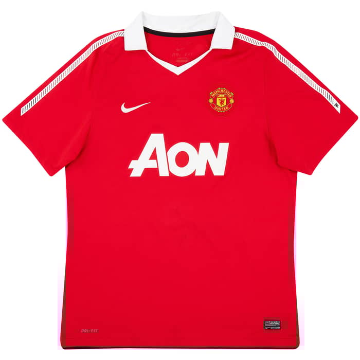 2010-11 Manchester United Home Shirt Berbatov #9 - 7/10 - XXL