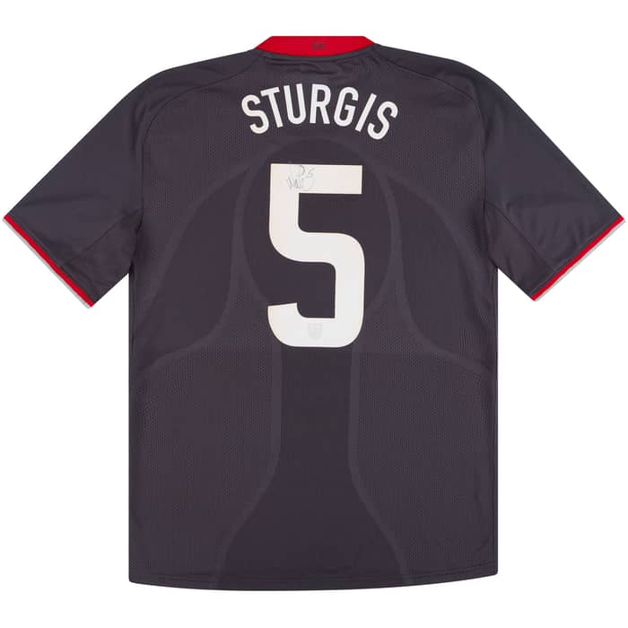 2008 USA U-23 Match Issue Signed Away Shirt Sturgis #5