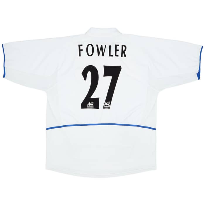 2002-03 Leeds United Home Shirt Fowler #27 - 8/10 - (XXL)