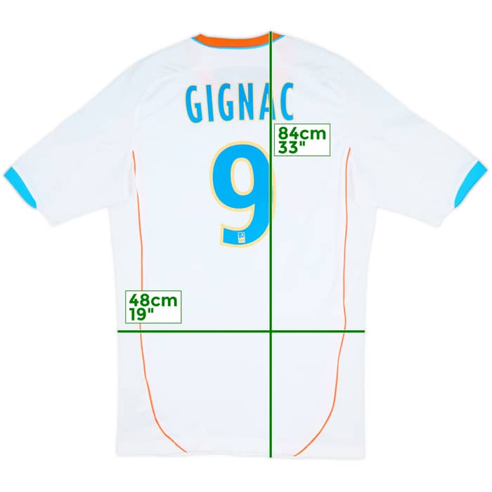2012-13 Olympique Marseille Home Shirt Gignac #9 (XL)