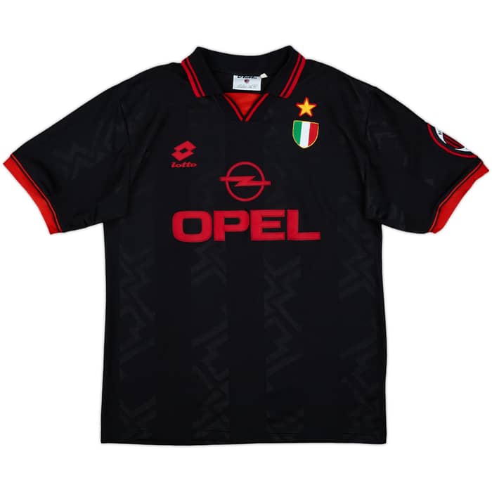 1996-97 AC Milan Third Shirt Weah #9 - 8/10 - (L)