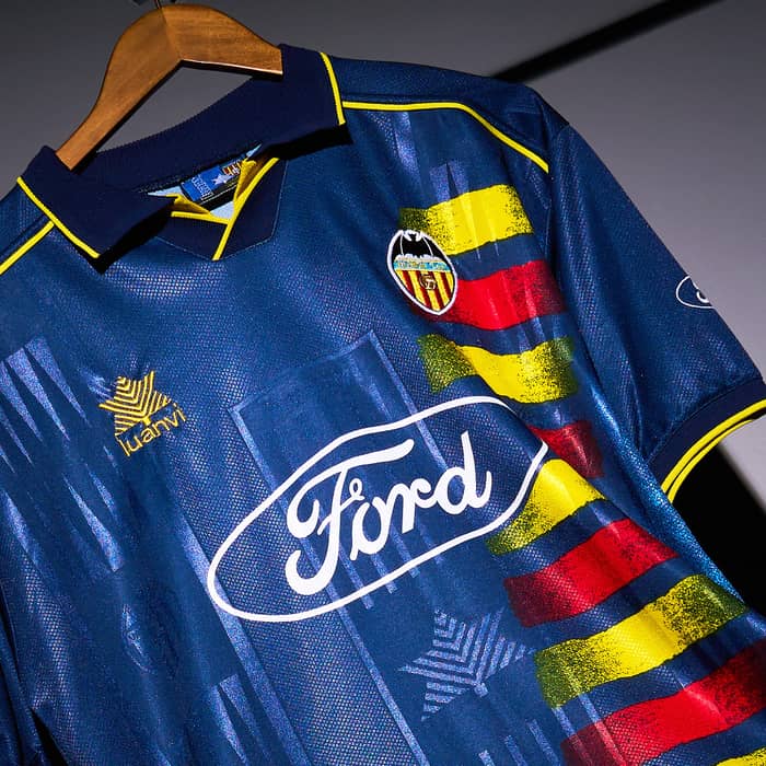 1996-97 Valencia Away Shirt - 8/10 - (XL)