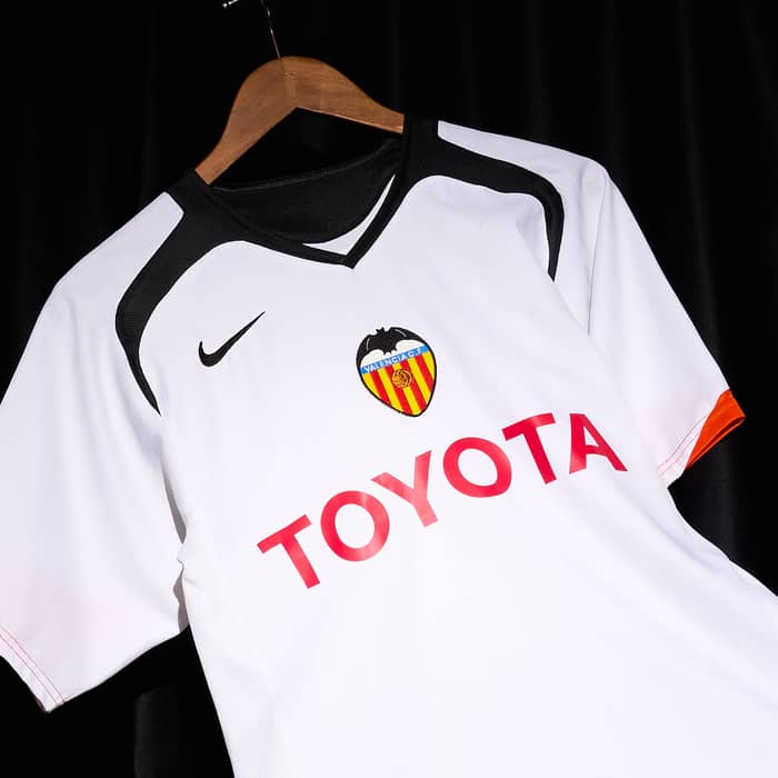 2005-06 Valencia Home Shirt David Villa #7 - 7/10 - (S)