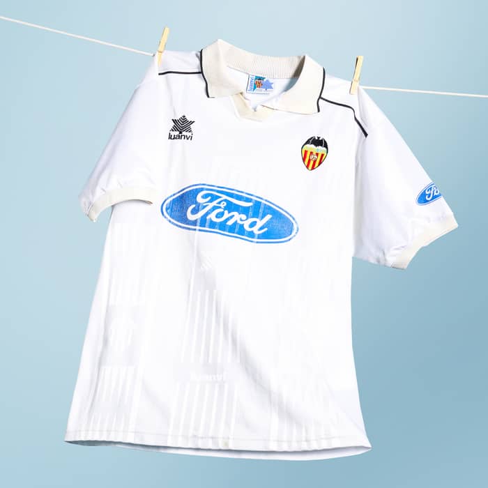 1996-97 Valencia Home Shirt Ortega #25 - 6/10 - (XL)
