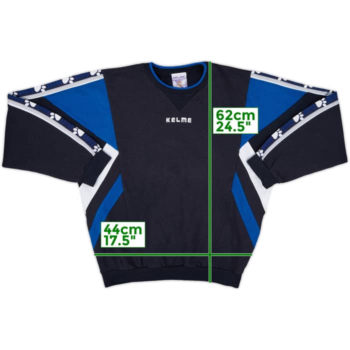 1996-97 Real Madrid Kelme Sweat Top - 9/10 - (M)