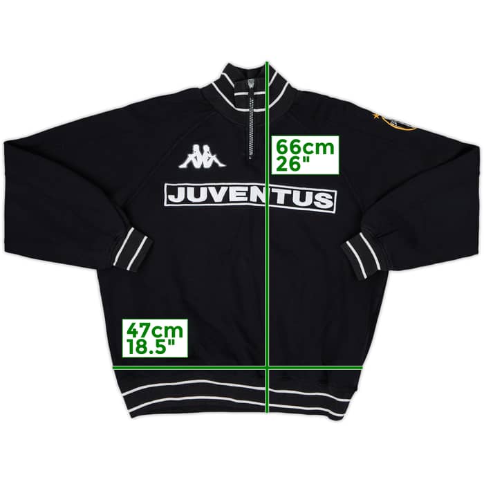 1998-99 Juventus Kappa 1/4 Zip Drill Top - 9/10 - (S)