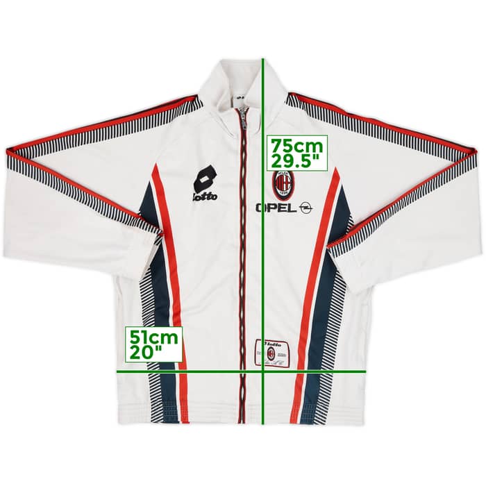 1997-98 AC Milan Lotto Track Jacket - 6/10 - (XL)