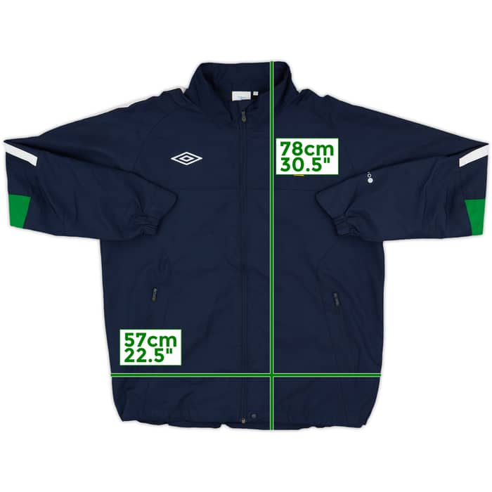 2010-11 Northern Ireland Umbro Track Jacket - 9/10 - (L)