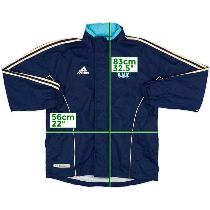 1999-00 Olympique Marseille adidas Rain Jacket - 7/10 - (S)