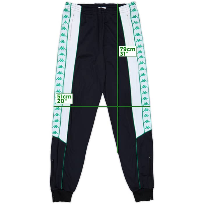 1990-91 Juventus Kappa Track Pants/Bottoms - 5/10 - (M)