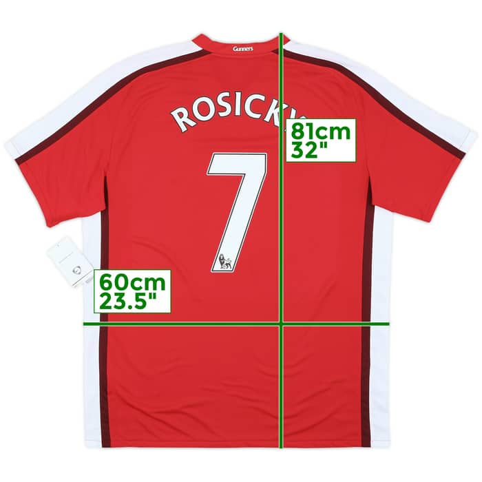 2008-10 Arsenal Home Shirt Rosicky #7 (L)