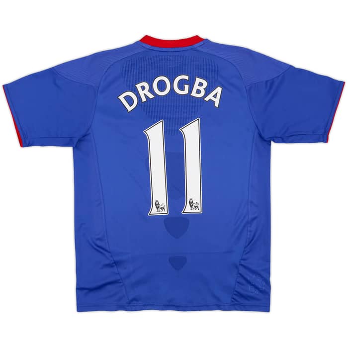 2010-11 Chelsea Home Shirt Drogba #11 - 8/10 - (L.Boys)