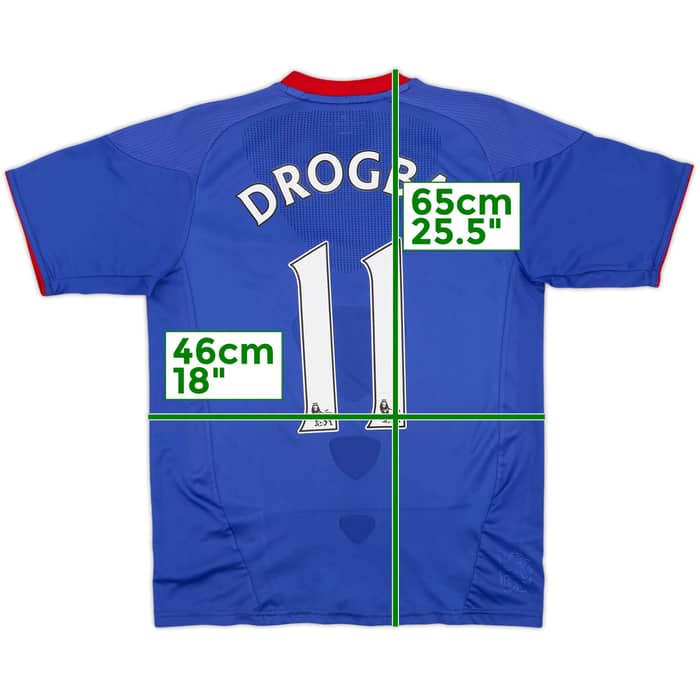 2010-11 Chelsea Home Shirt Drogba #11 - 8/10 - (L.Boys)