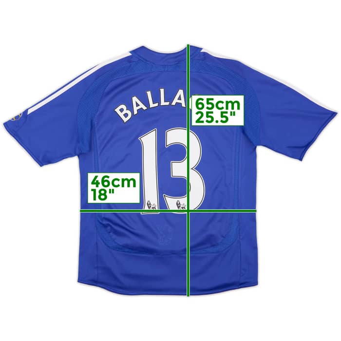 2006-08 Chelsea Home Shirt Ballack #13 - 7/10 - (L.Boys)