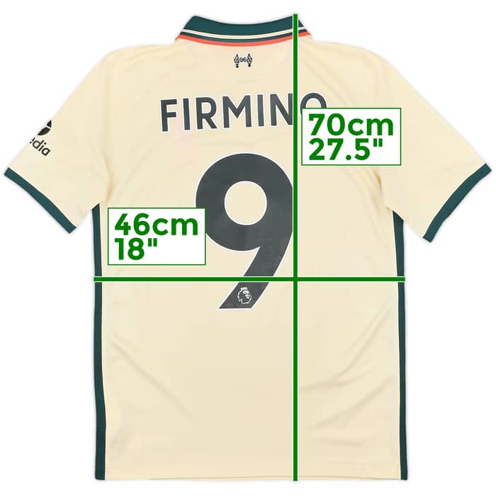 2021-22 Liverpool Away Shirt Firmino #9 - 8/10 - (XL.Boys)