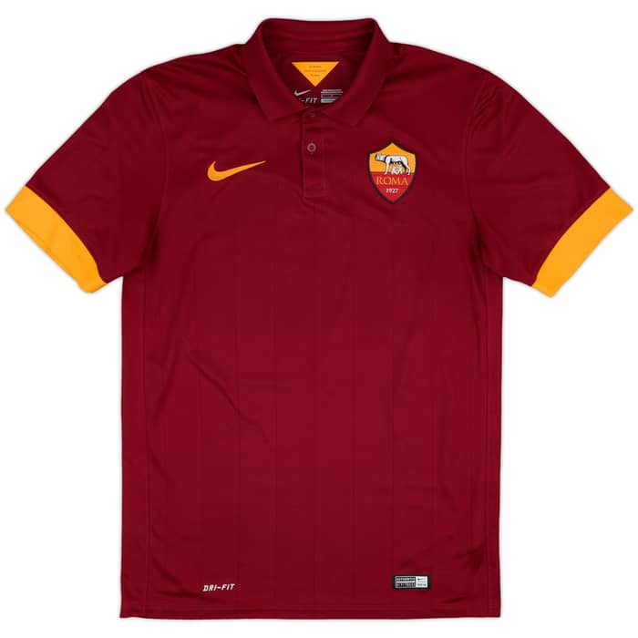 2014-15 Roma Home Shirt De Rossi #16 - 9/10 - (S)