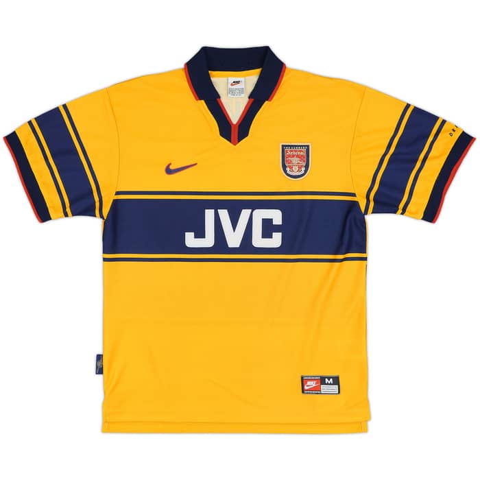 1997-99 Arsenal Away Shirt Bergkamp #10 - 9/10 - (M)