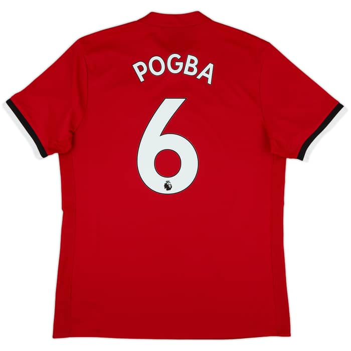 2017-18 Manchester United Home Shirt Pogba #6 - 10/10 - (L)