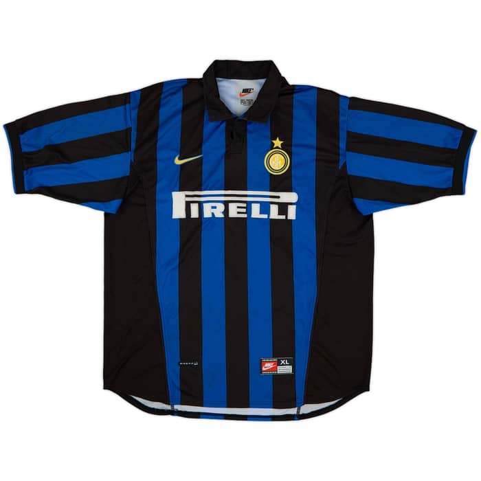 1999-00 Inter Milan Home Shirt Ronaldo #9 - 8/10 - (XL)