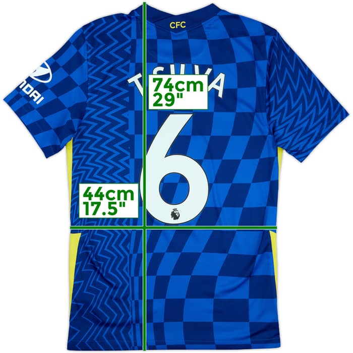 2021-22 Chelsea Home Shirt T.Silva #6 - 7/10 - (S)