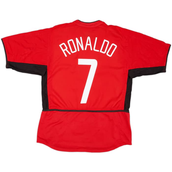 2002-04 Manchester United Home Shirt Ronaldo #7 - 6/10 - (M)