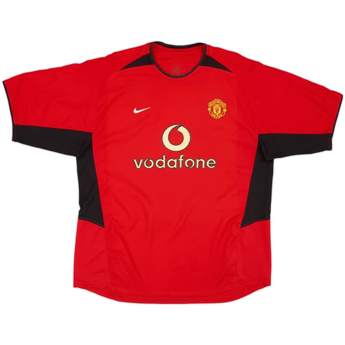 2002-04 Manchester United Home Shirt Ronaldo #7 - 6/10 - (L)