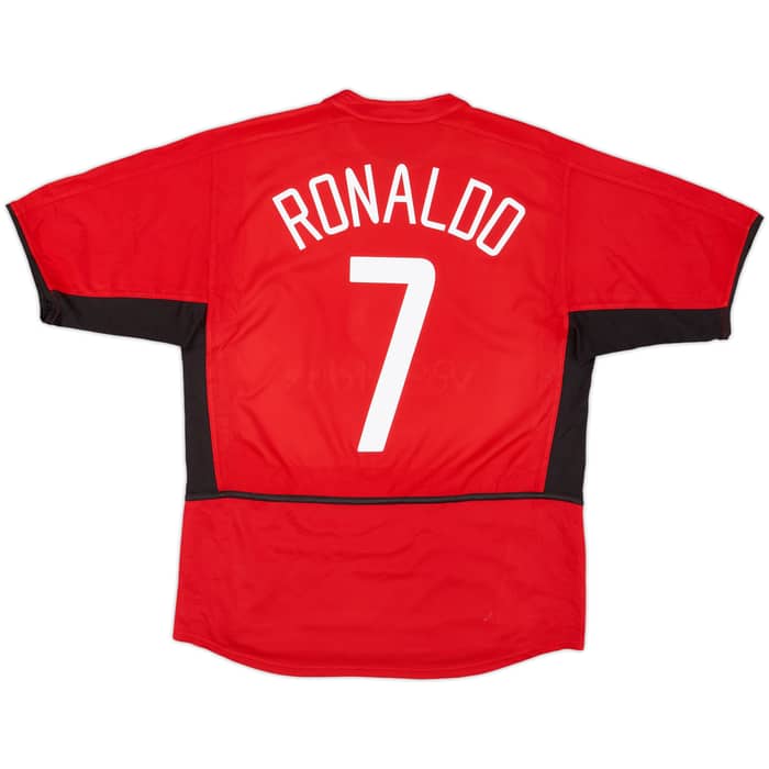2002-04 Manchester United Home Shirt Ronaldo #7 - 4/10 - (M)