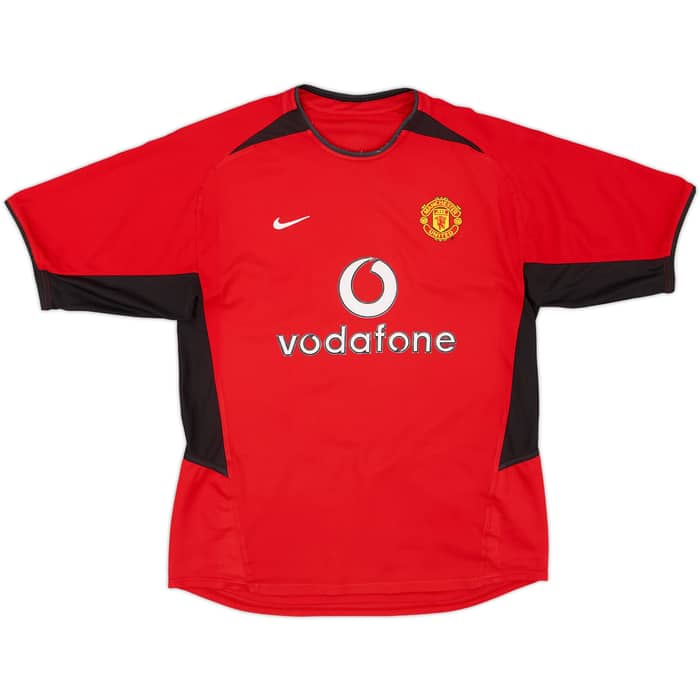 2002-04 Manchester United Home Shirt Keane #16 - 6/10 - (L)