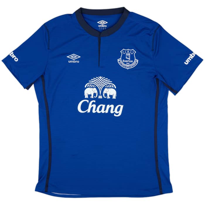 2014-15 Everton Home Shirt Lukaku #10 - 9/10 - (L)