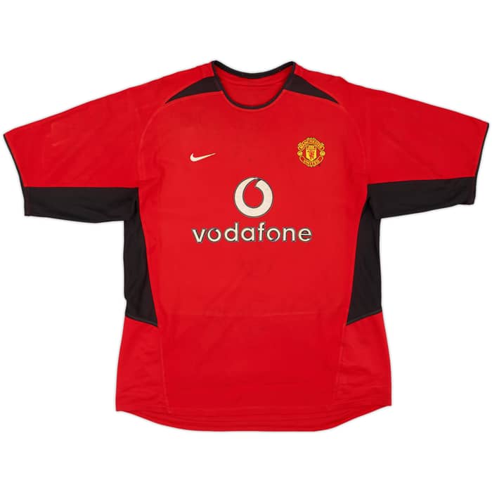 2002-04 Manchester United Home Shirt Keane #16 - 4/10 - (L)